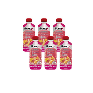 Pack com 6 - Sorox Morango com Laranja 550mL em Oferta na Shopee