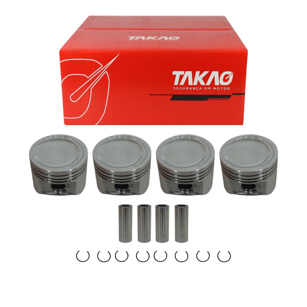 Jogo Pistao Motor 050 Para Fox Gol 1.0 8v Ea111 Rsh em Oferta na Shopee