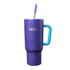 Copo Termico Pichau HR170, Com Canudo, 1.2L, Azul e Roxo, PG-HR170-BP01