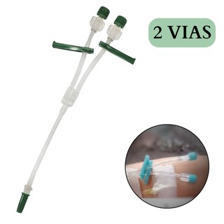 Equipo de Infusão Via Dupla Para Acesso Venoso Polifix