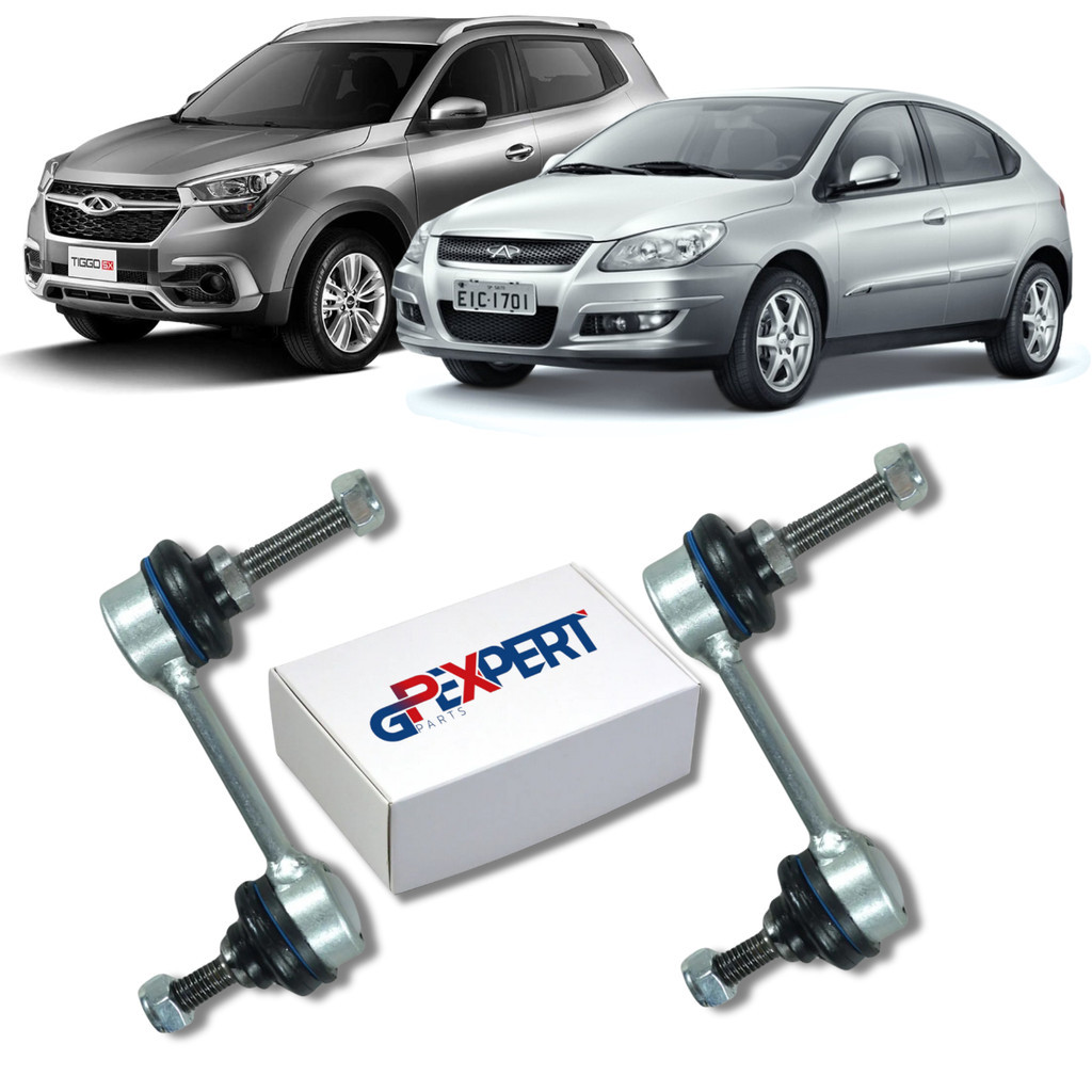 PAR BIELETA SUSPENSÃO TRASEIRA CHERY CIELO 2008 A 2015 TIGGO 5X 2019 A 2025
