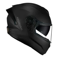 Capacete Escamoteável Force II Monocolor Preto Fosco Norisk
