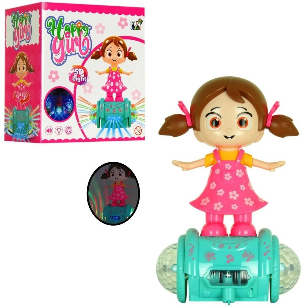 Boneca Musical Dançarina Brinquedo Overboard Com Luzes Coloridas Dance Girl