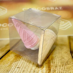 10~50 CAIXA CUBO ACETATO 6X6X6 ID5240 (IDEIA) ESSENCIAL (CHOCO)