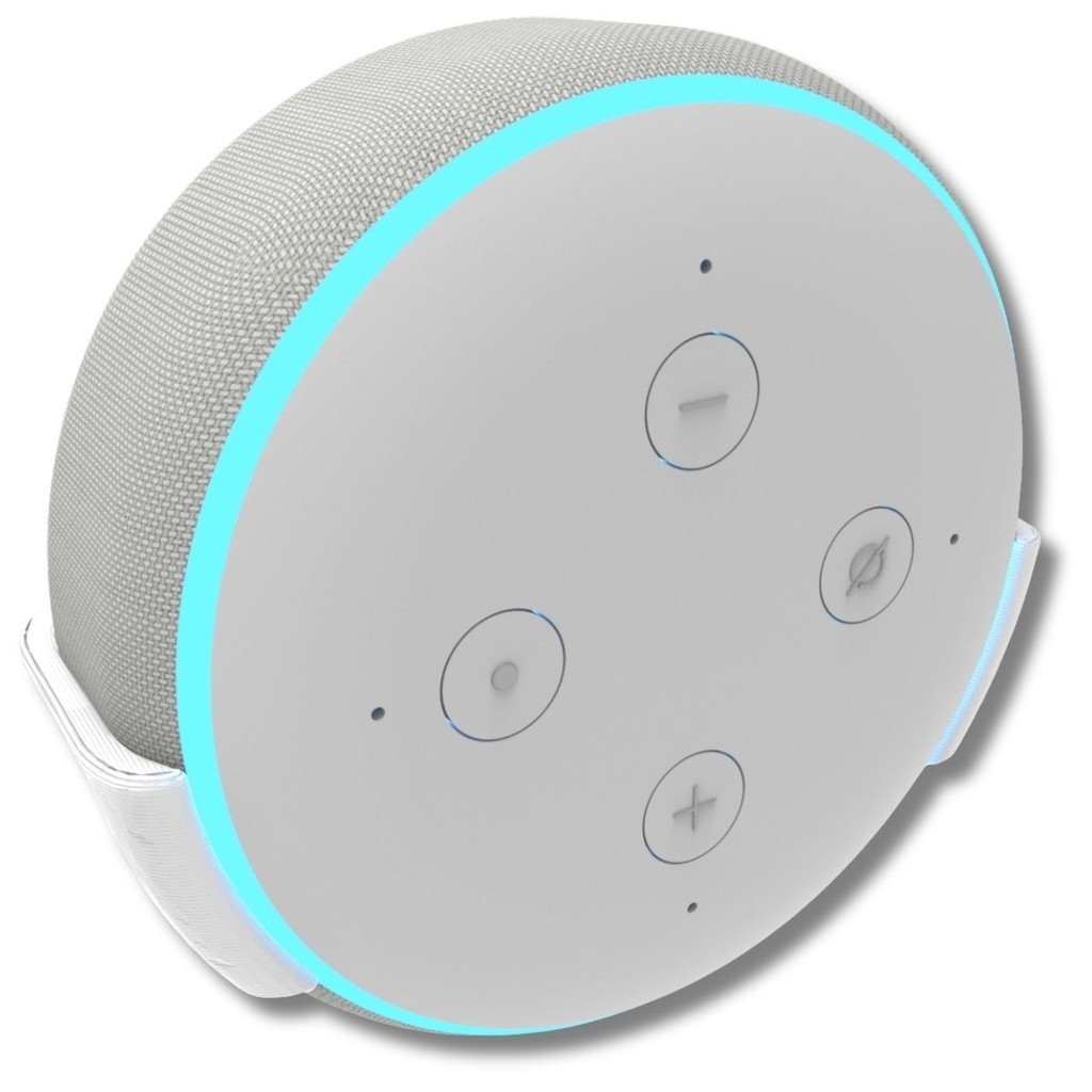 Suporte Stand de Parede Compatível com Alexa Echo Dot 3ª Geração - Smart Speaker Home - ARTBOX3D