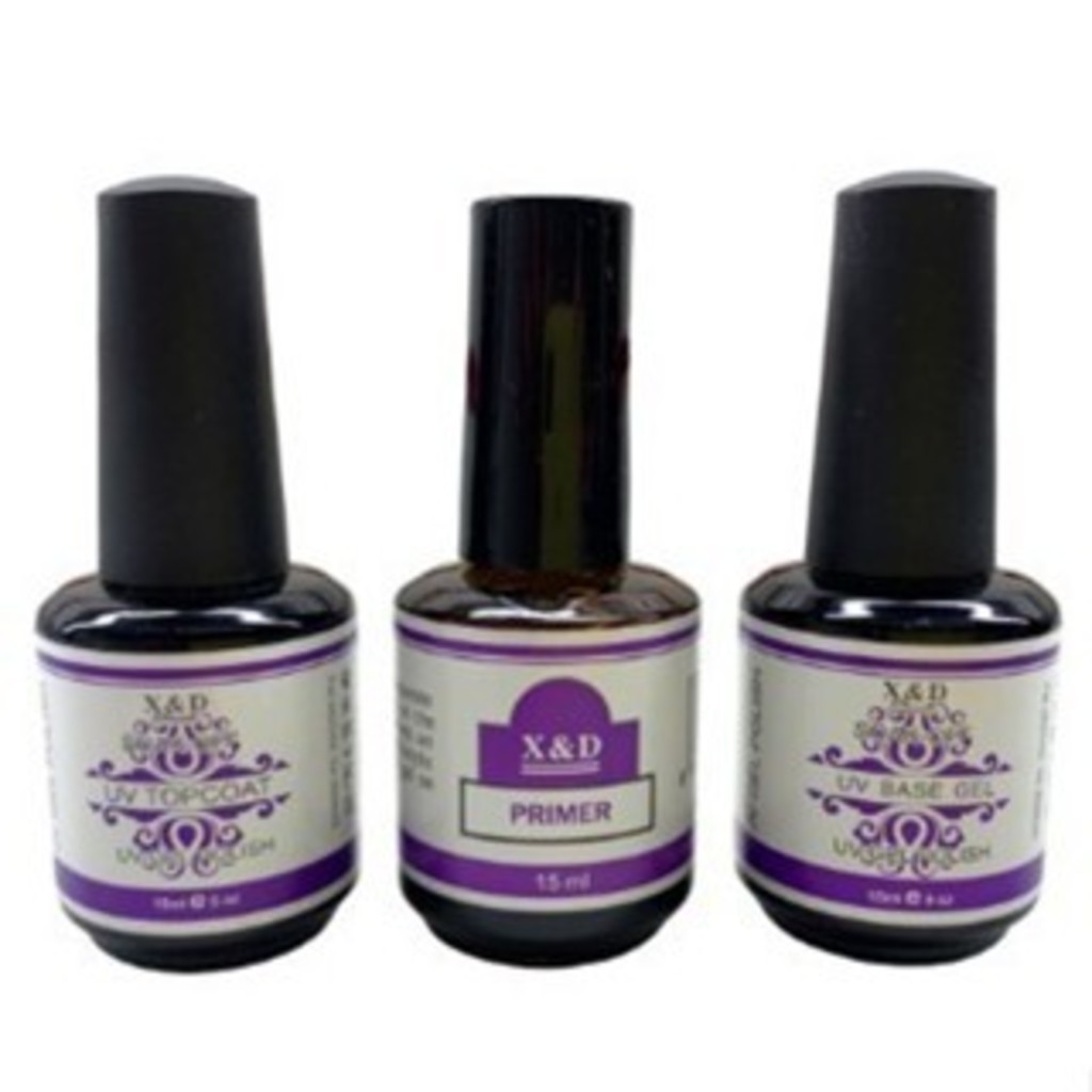 UV Base Gel P/ Gel De Unhas Manicure Profissional Primer X&d 15ml Unha Xed Para Alongamento Fortalecedor De Unhas Anti-fungos YV Top Coat X&D - Uv Para Unhas de Gel Fibra Porcelana