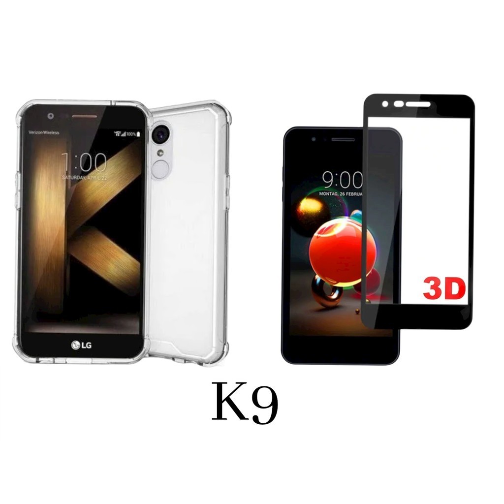 Capa Case Capinha Anti Shock LG + Pelicula Vidro 3D Para K11/K11 PLUS/K10 2017/K9/K8 PLUS/K22/K41s/K51s/K52/K62/K61/K71