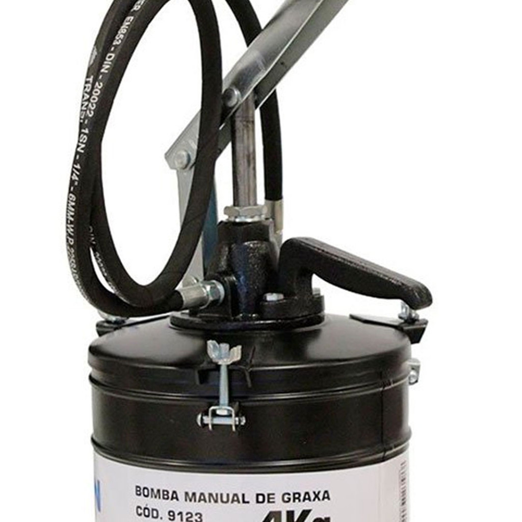 Bomba Manual De Alavanca Para Graxa 4 Kg. BREMEN 9123 — imagem 2 de 2