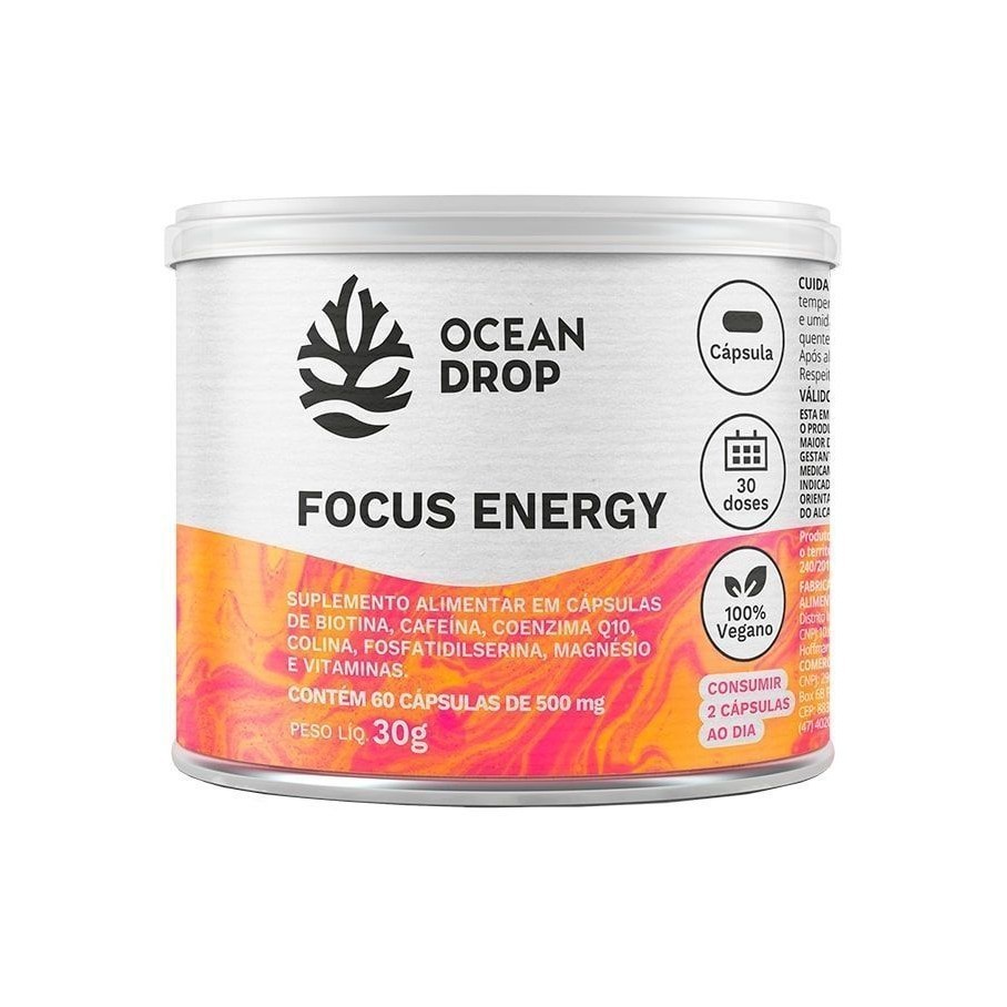 Focus Energy 60 Cápsulas Ocean Drop