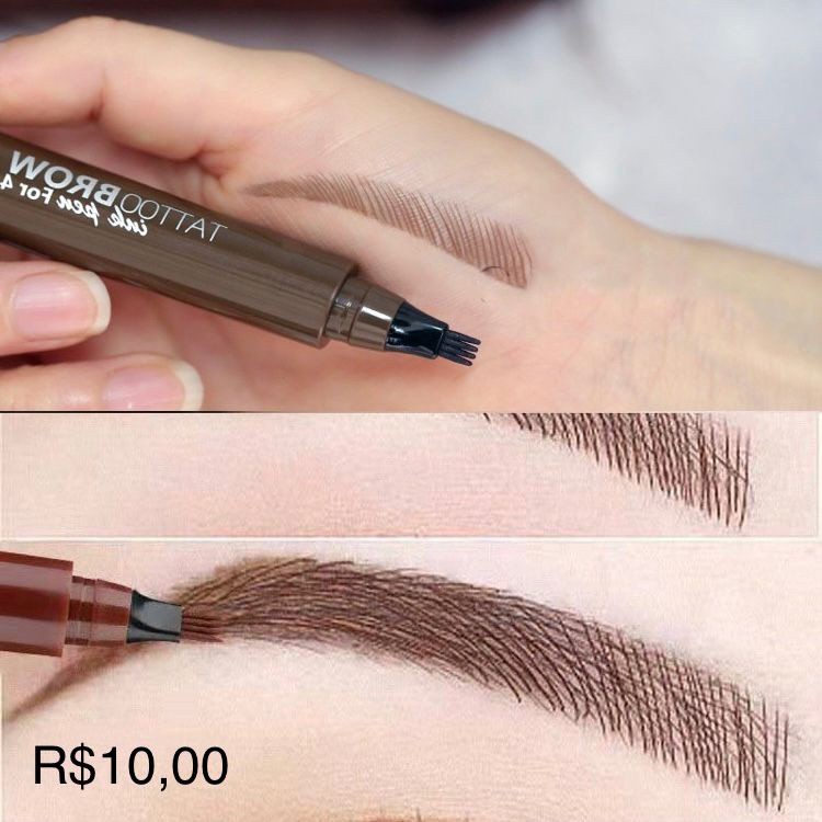 Caneta Sobrancelha Barba À Prova D 'água fio a fio Microblanding Natal em Oferta na Shopee
