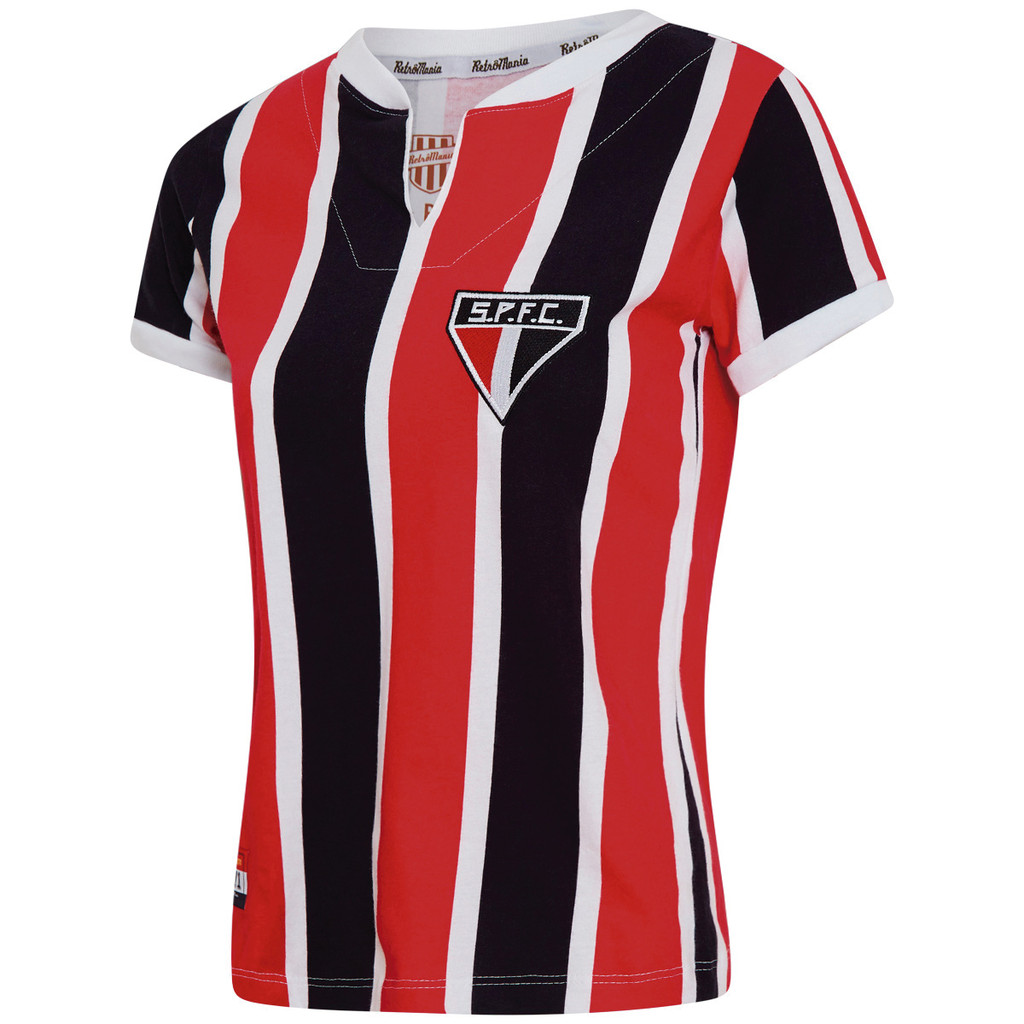 Camisa São Paulo Retrô 1971 Feminina Oficial