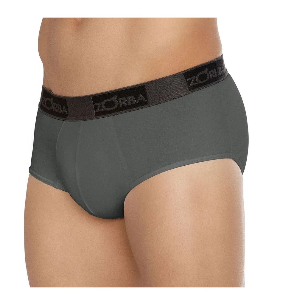 Cueca Slip Confort em Algodão Zorba Original 674 em Oferta na Shopee