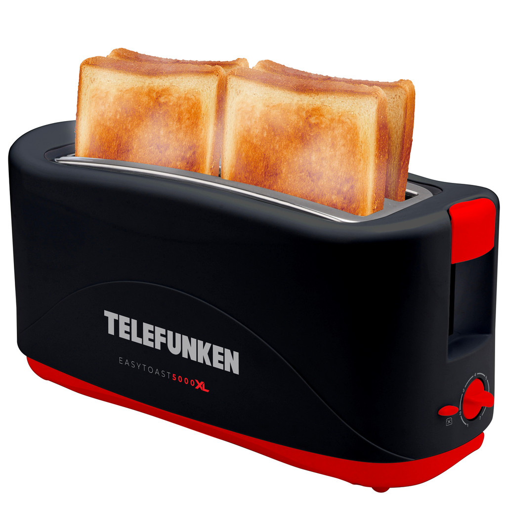 Torradeira Elétrica 4 Fatias 3 em 1 Telefunken Easytoast 5000 XL - Home Appliances