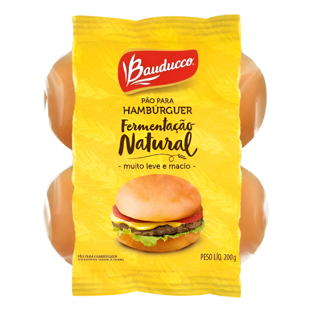 Pão Hambúrguer Bauducco 200g Com 4un em Oferta na Shopee