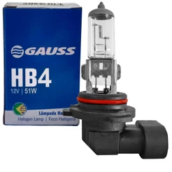 Lâmpada Halógena Amarela Hb4 51w P22d 12v Gauss Gl35