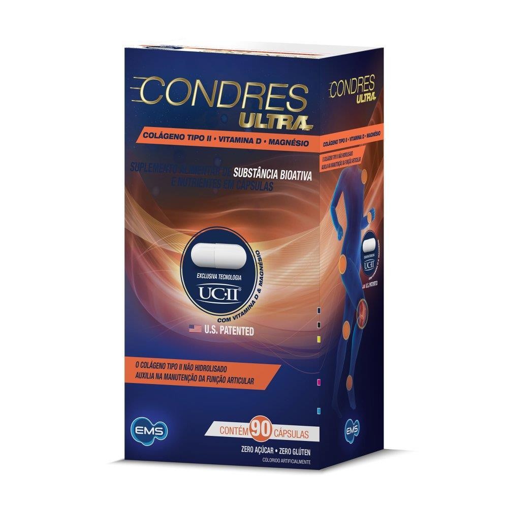 CONDRES ULTRA COLÁGENO COM 90 CÁPSULAS - Health