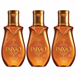 Kit 3 und  Óleo Paixão Corporal de Amêndoas com Avelã 100ml