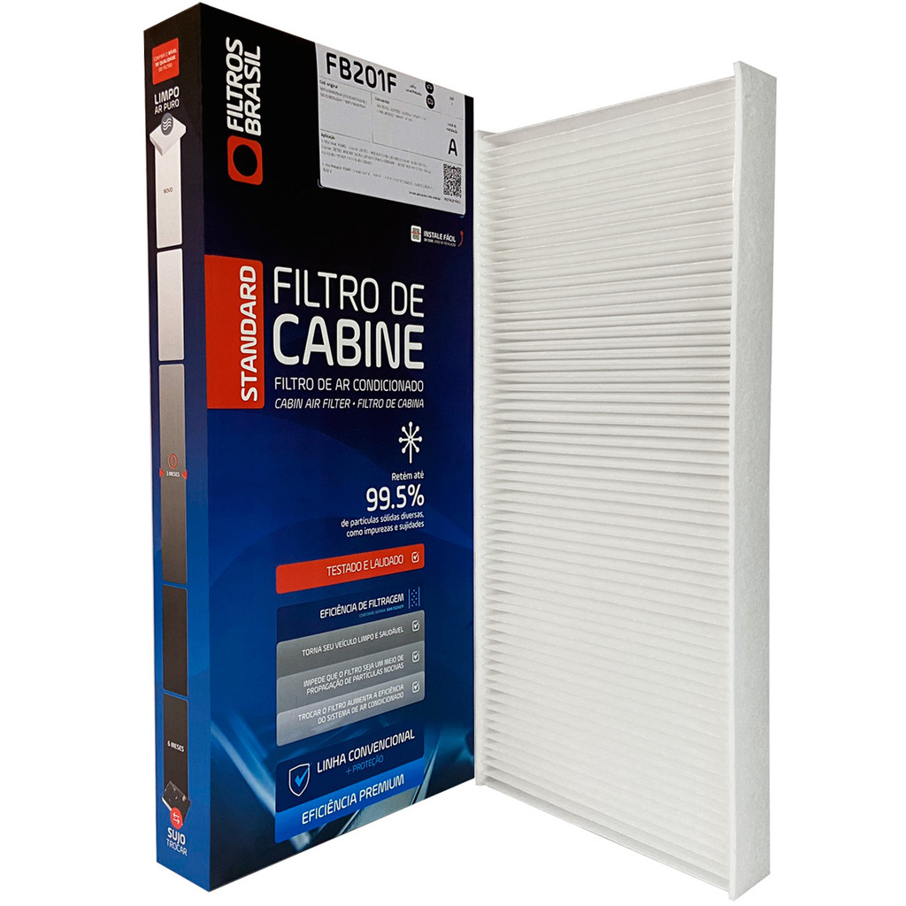 Filtro Cabine para Ford Ka Black Image MP3GL Tecno 1999-2007