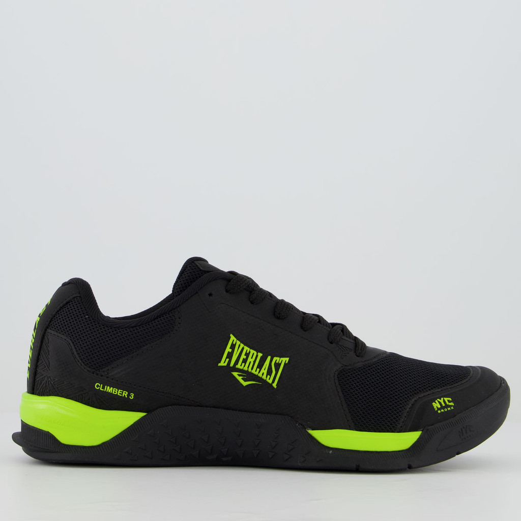 Tênis Everlast Climber III Preto e Amarelo