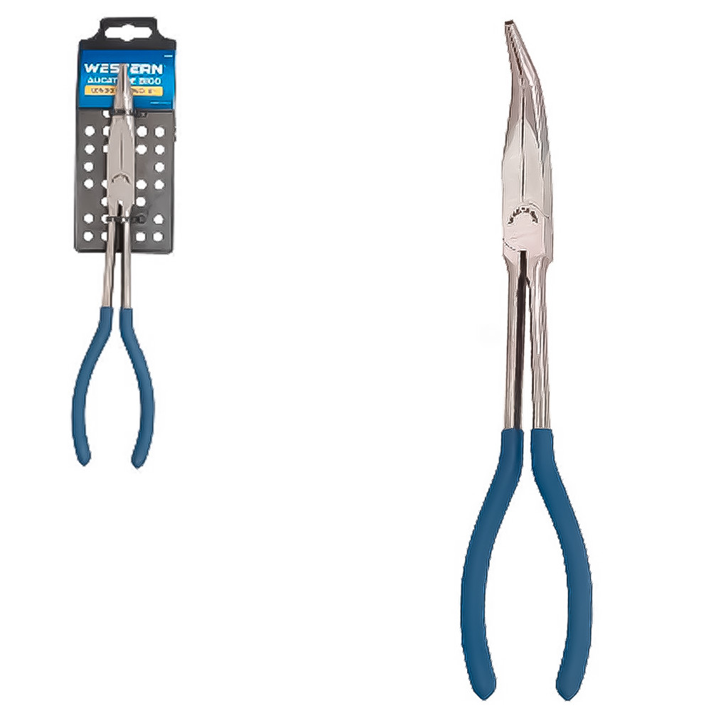 Alicate Bico Longo Curvo 11Pol. Profissional Precisão Difícil Acesso  Resistente Aço Carbono em Oferta na Shopee