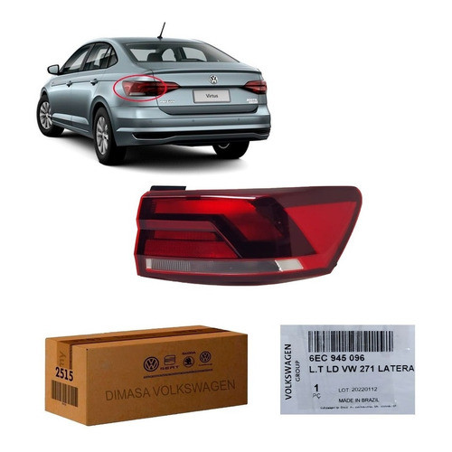 Lanterna Traseira Lado Direito Virtus 2019 Valeo Original Vw em Oferta na Shopee