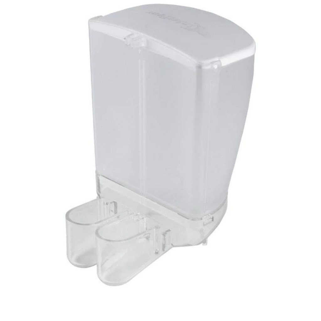 Comedouro Automático Para Pássaros Malha Larga / Janela / Dispenser De Sementes 2 Bicos