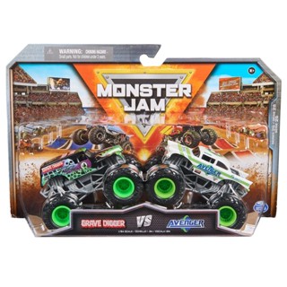 2 Carrinhos Grave Digger vs Avenger 1:64 - Monster Jam em Oferta na Shopee