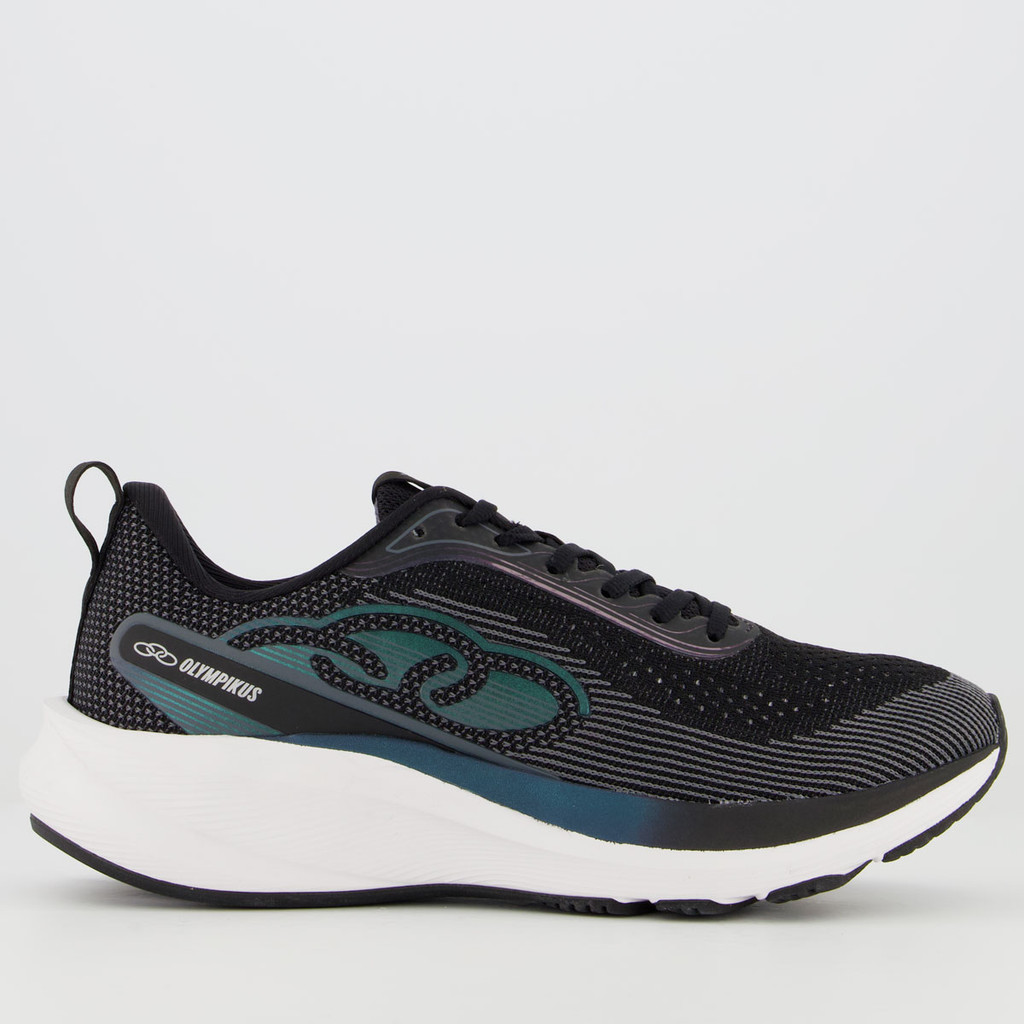Tênis Olympikus Pride 3 Preto e Cinza em Oferta na Shopee