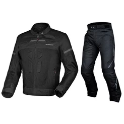 CONJUNTO JAQUETA MOTO MOTOQUEIRO MOTOCICLISTA SHIVER TIPO TEXX X11 RONIN AIR RACING SPEED + CALÇA IMPERMEAVEL MASCULINA