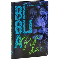 Bíblia Sagrada NTLH | Letra Normal | Capa Dura | Leão Azul Escuro