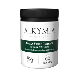 Argila Verde Refinada Alkymia DI Grandha 120g Argiloterapia em Oferta na Shopee