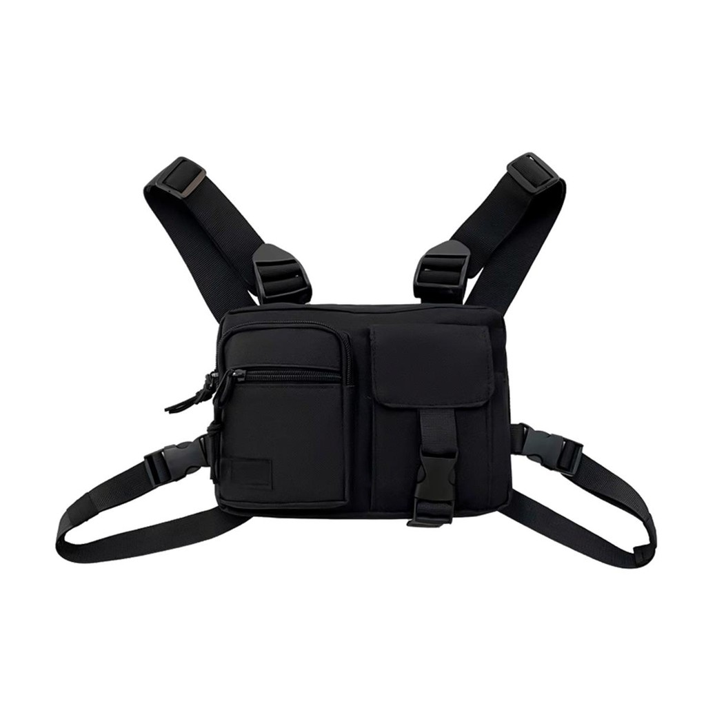 Bolsa Peitoral Colete Esportivo Multifuncional Ajustável Pochete Resistente em Oferta na Shopee