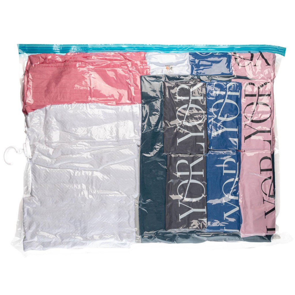 Saco a Vácuo Lyor de Plástico Organizador para Roupas 110cm - Home & Living