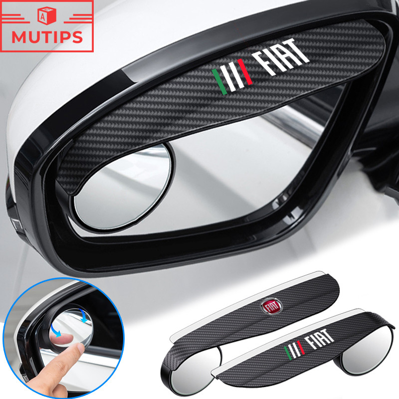 2 Unidades/Conjunto Fiat Espelho Retrovisor Do Carro Chuva Sobrancelha Viseira Ponto Cego Capa De Para Strada Argo Mobi 