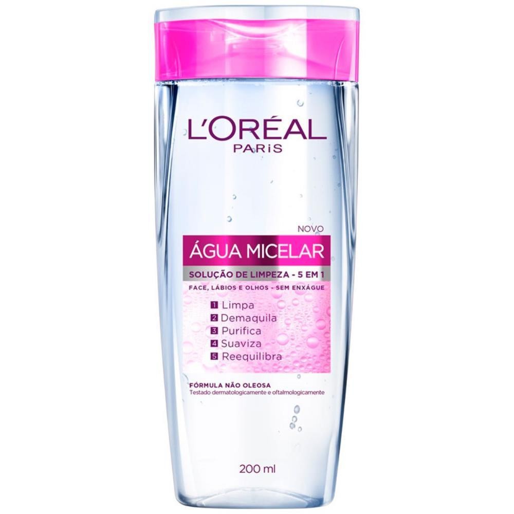 ÁGUA MICELAR LOREAL 5 EM 1 COM 200ML em Oferta na Shopee