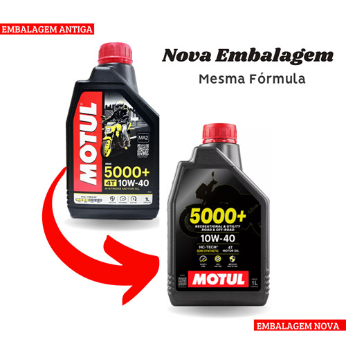 Troca de Óleo P/ Kawasaki Ninja 250r Motul 5000+ 10w40 + Filtro Hiflo Hf401 — imagem 2 de 2