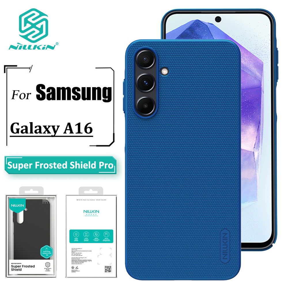 Nillkin Hard PC Shield Phone Case Para Samsung Galaxy A16 5G/4G Ultra Fino Duro Anti Impressão Digital Capa Traseira À P em Oferta na Shopee