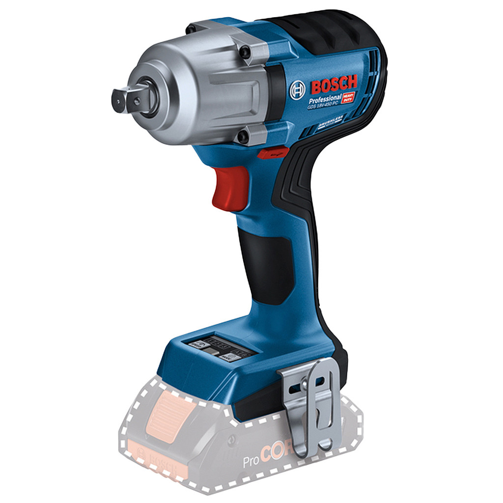 Chave de Impacto GDS 18V-450 PC Bosch Brushless 18V a Bateria 1/2" em Oferta na Shopee