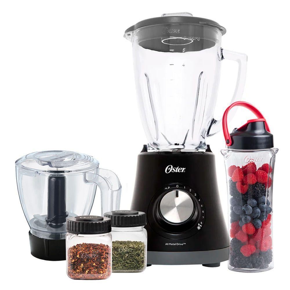 Kit Oster Super Chef Liquidificador E Acessórios Preto 110V em Oferta na Shopee