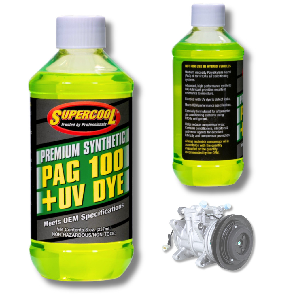 Oleo para Compressor R134a PAG 150 Supercool 237ml com Contraste Ultravioleta em Oferta na Shopee
