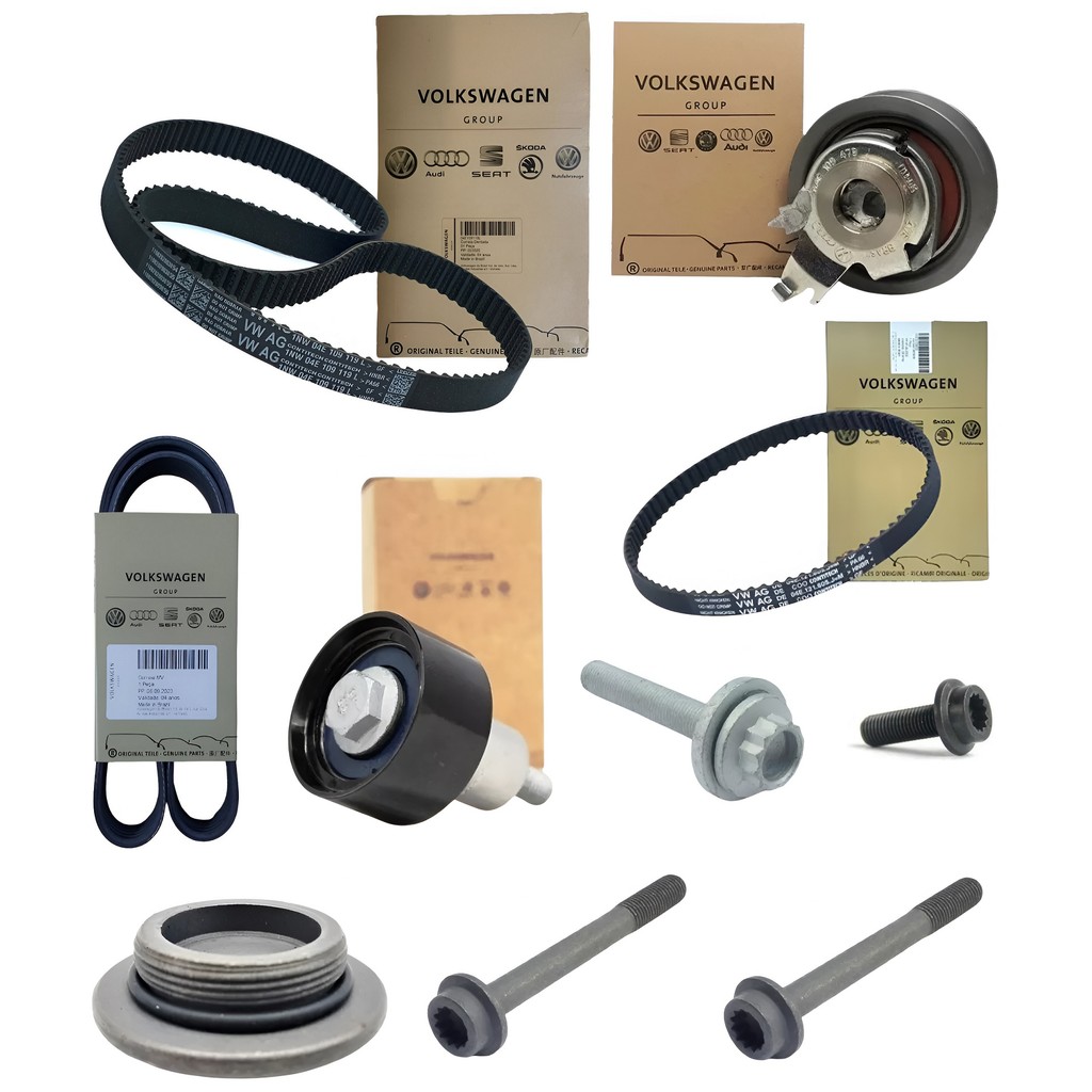 Kit Correias Dentadas e Tensores Volkswagen Polo 2018 a 2022 1.6 Flex