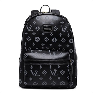 Bolsa Mochila Unissex Grande Xadrez Letra Passeio Faculdade Escola em Oferta na Shopee