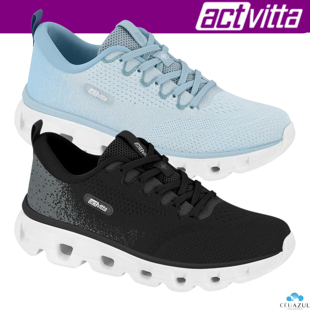 Tenis Feminino Actvitta Esportivo Amortecedor Vazado Flow Conforto em Oferta na Shopee