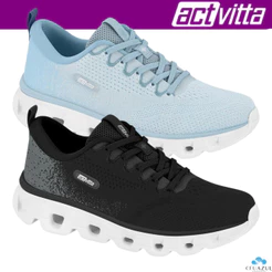 Tenis Feminino Actvitta Esportivo Amortecedor Vazado Flow Conforto