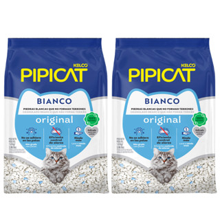Kit 2 Areia Sanitária Pipicat Bianco Granulado Kelco 1,8kg em Oferta na Shopee