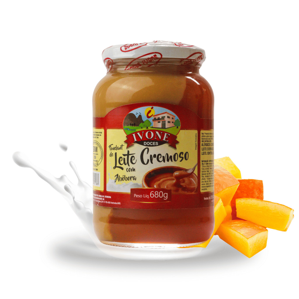 Doce de Leite com Doce de Abóbora Ivone 680g