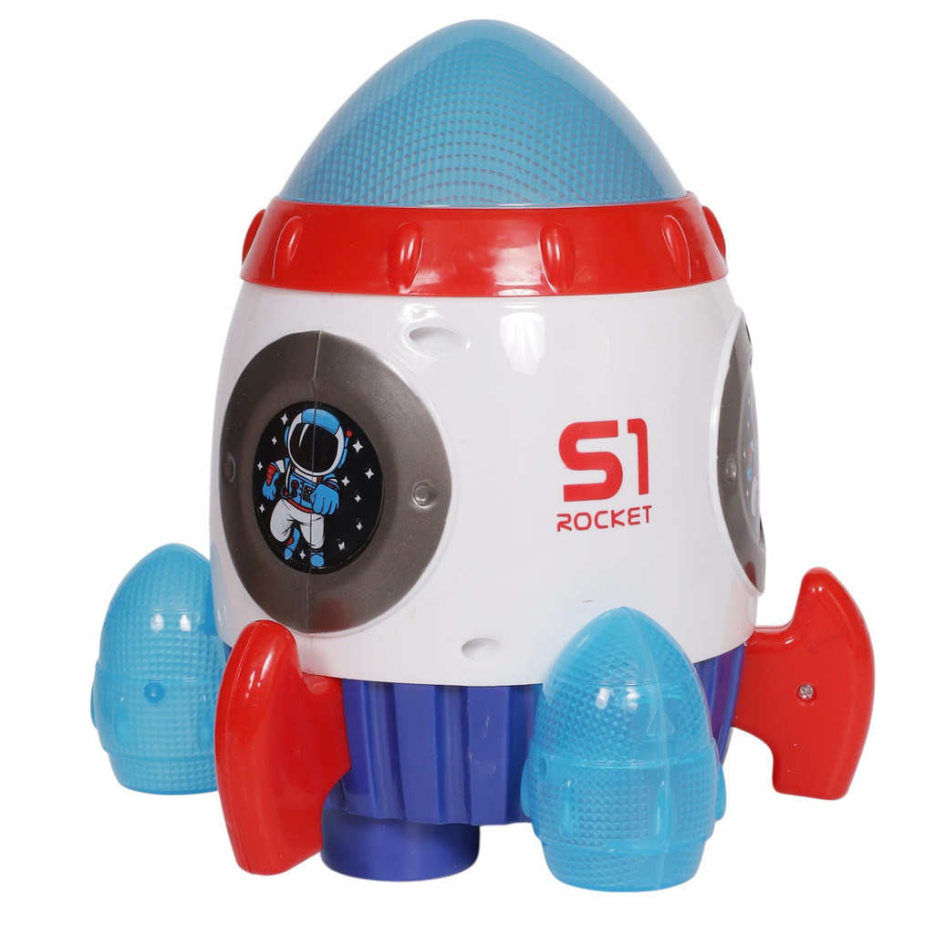 Novo rocket espacial elétrico, brinquedo com luz, música