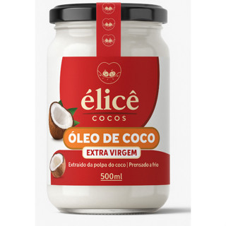Óleo de Coco Extra Virgem 500ml - Élicê Coco em Oferta na Shopee