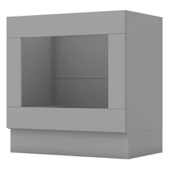 Balcão Forno De Embutir 80cm Americana Cinza – Henn