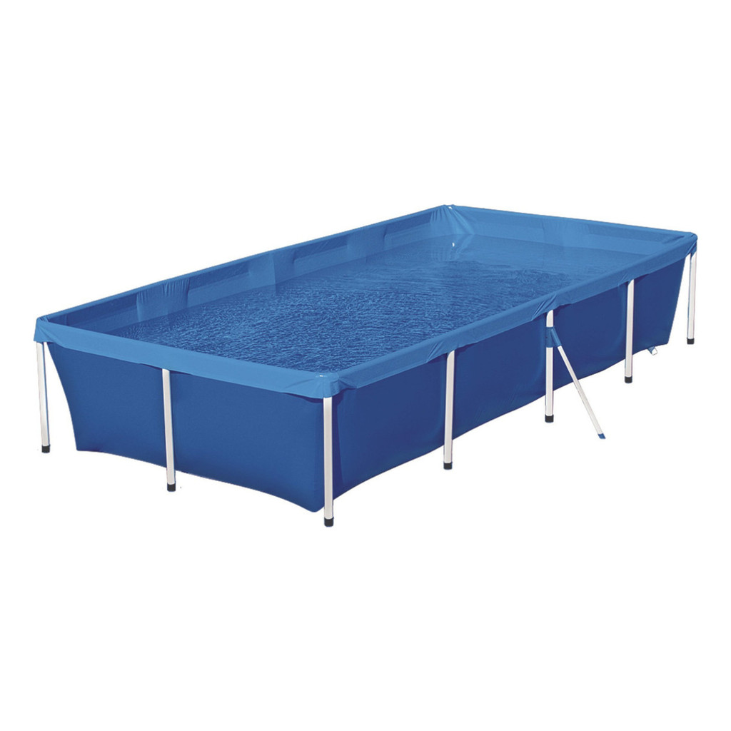 Piscina Estruturada 3000 Litros Azul Retangular Mor Infantil em Oferta na Shopee